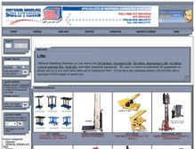 Tablet Screenshot of lifts.e-rackonline.com
