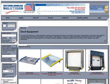 Tablet Screenshot of dock-equipment.e-rackonline.com