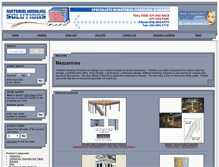 Tablet Screenshot of mezzanines.e-rackonline.com