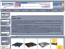 Tablet Screenshot of plastic-pallets.e-rackonline.com